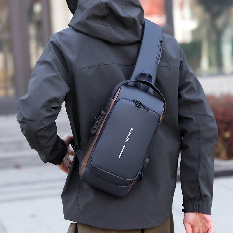 Crossbody Sling Bag With USB Charging Port