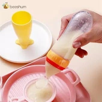 Squeeze Baby Feeder with Spoon