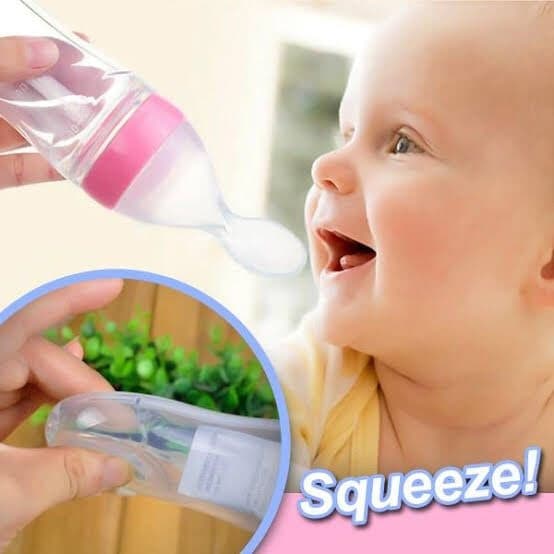 Squeeze Baby Feeder with Spoon